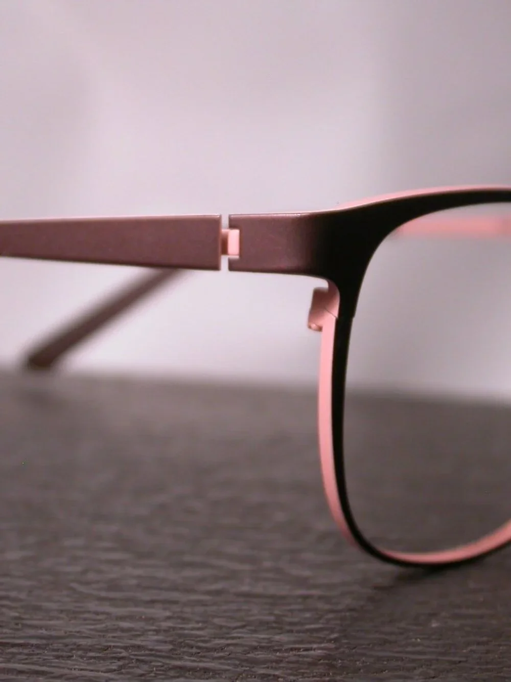 Bevel Evie Gtsa Pink Modern Eyeglasses Frames Made in Japan